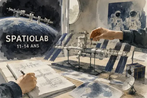 Illustration - atelier spatial à Évry