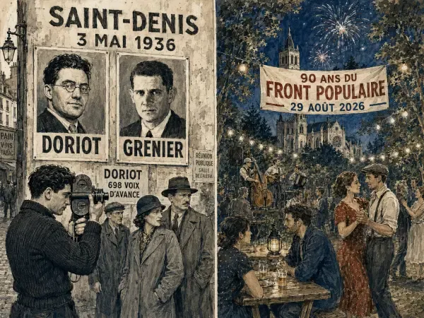 Illustration - fête populaire à Saint-Denis
