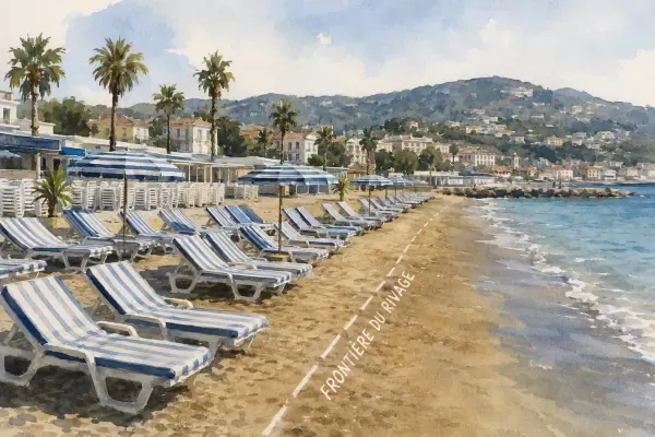 Transats sur la Grande Plage