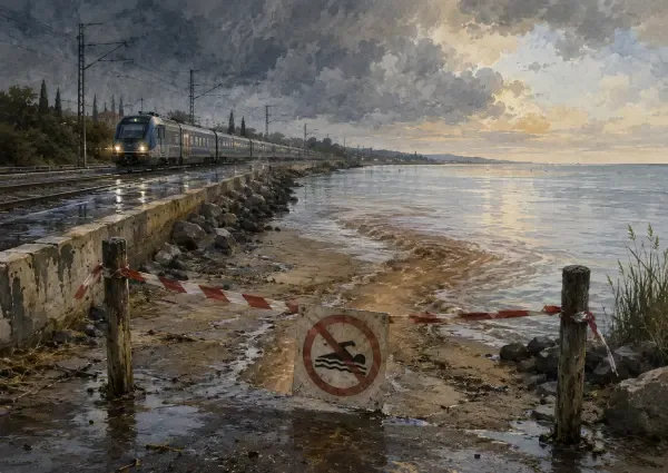 Illustration - Orage sur l’étang de Berre