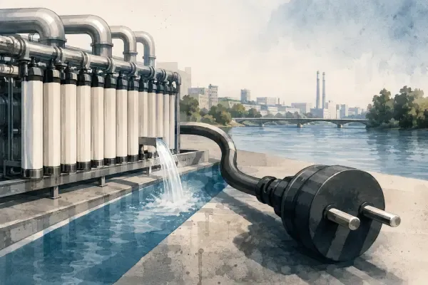 Usine d’eau potable à Choisy-le-Roi