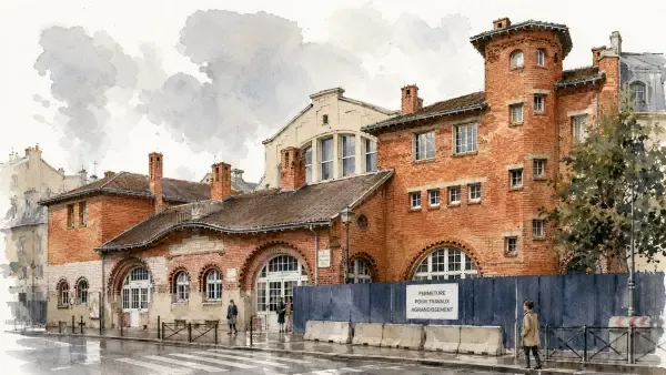 Illustration - piscine de la Butte-aux-Cailles