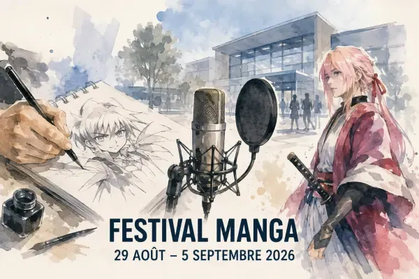 Illustration d’un festival manga
