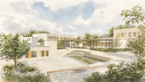 Illustration - nouveau collège Madeleine Brès