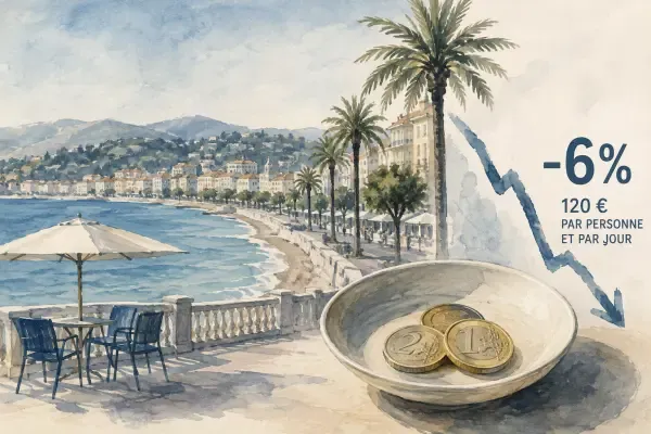 Illustration du tourisme sur la Côte d’Azur