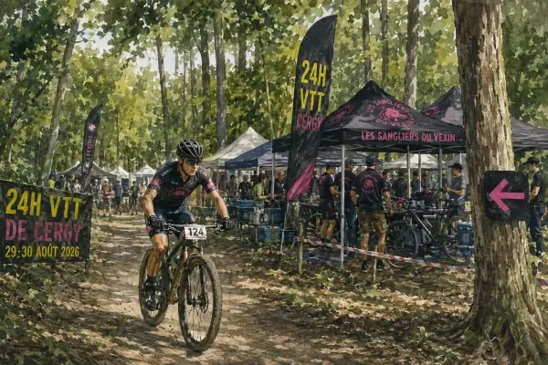 Illustration - Relais VTT dans le Bois de Cergy