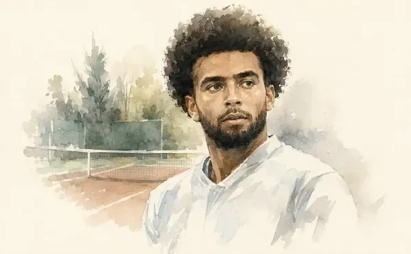 Arthur Fils sur un court essonnien