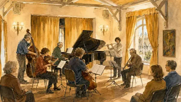 Illustration - Musiciens amateurs au Moulin d’Andé