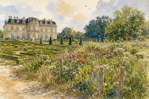 Jardins franciliens entre château et friche