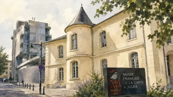 Illustration - Musée et cartes à jouer