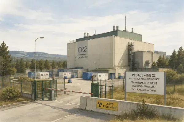 Illustration - Pégase sur le site de Cadarache