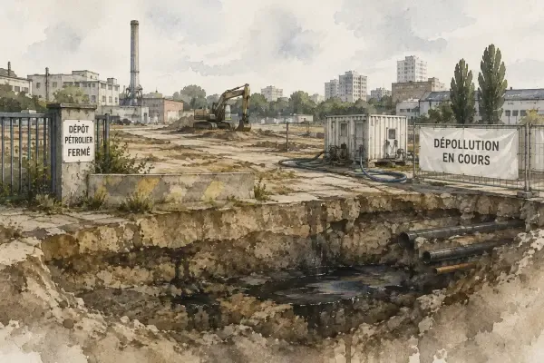 Illustration du chantier des Ardoines