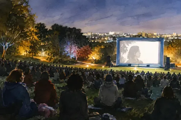 Cinéma en plein air à Paris