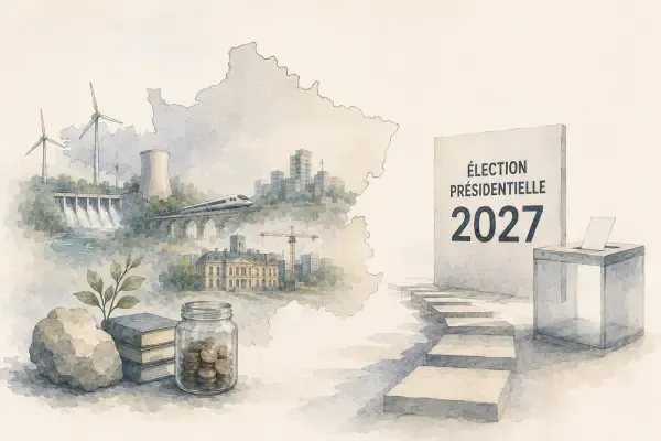 Illustration - débat présidentiel et économie française