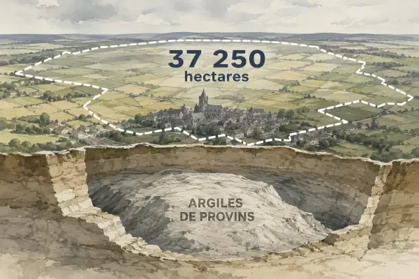 Illustration - argiles du bassin de Provins