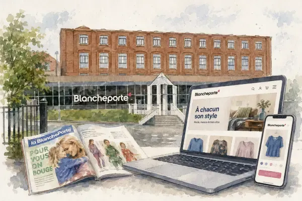 Illustration - Blancheporte et commerce numérique