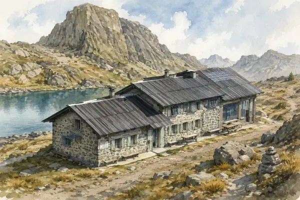 Refuge des Merveilles dans le Mercantour