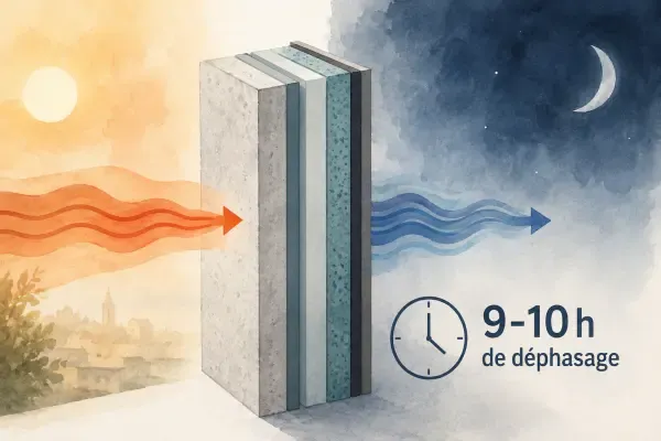 Illustration - façade thermorégulatrice expérimentale