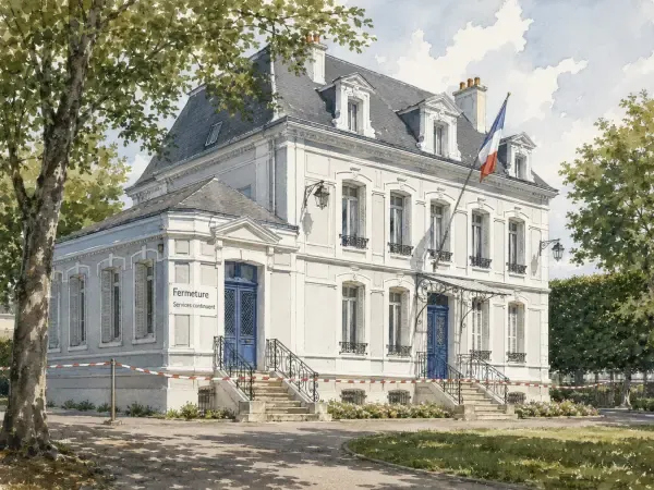 Illustration - Mairie annexe de Sanvic en travaux