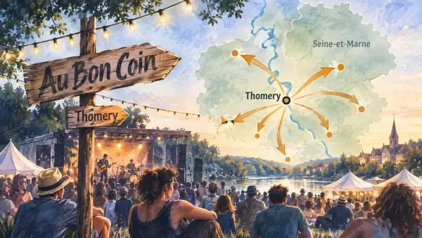 Illustration du festival à Thomery