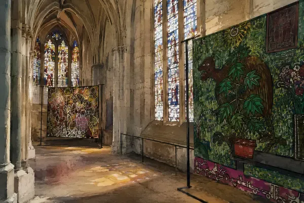 Robert Combas à la Sainte-Chapelle