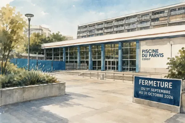 Illustration - Piscine du Parvis à Cergy