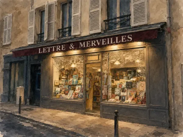 Illustration - librairie indépendante à Pontoise