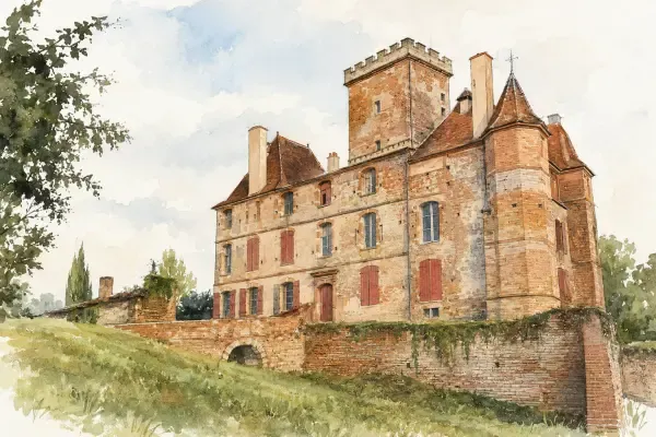 Illustration du château de La Salvetat