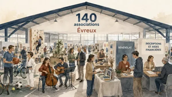 Illustration - forum associatif à Évreux