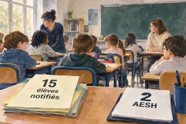 Illustration - École et accompagnement des élèves
