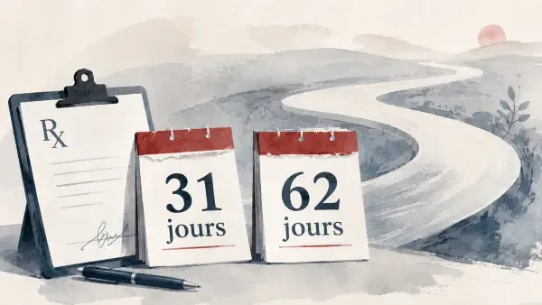 Ordonnance et calendrier médical
