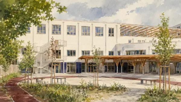 Illustration - collège Louis-Issaurat à Créteil