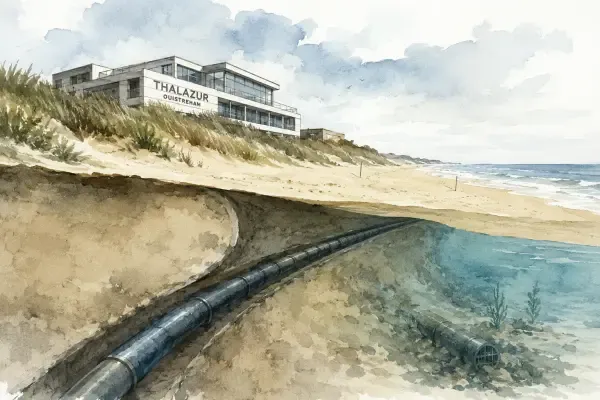 Illustration du chantier littoral de Thalazur