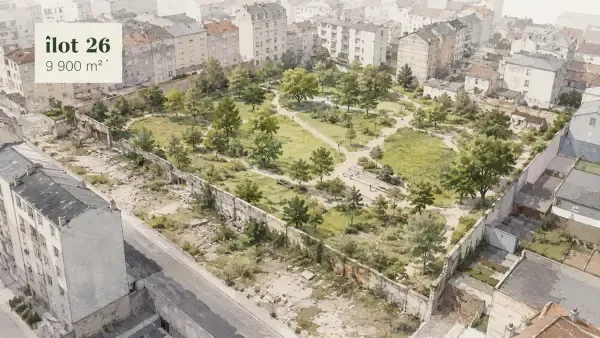 Illustration du futur parc de Colombes