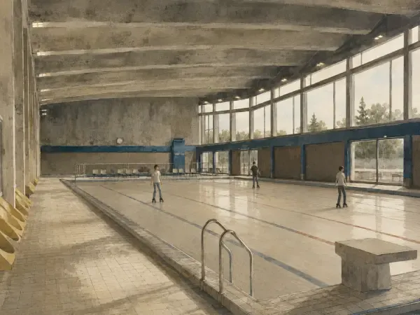 Illustration - Piscine de Marville et rollers