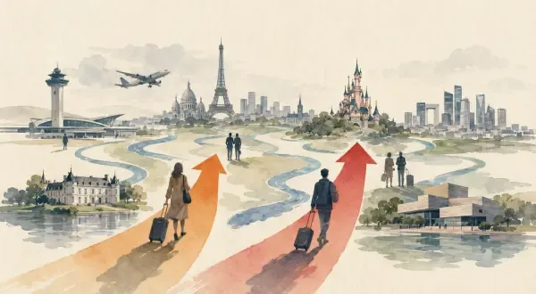 Illustration - tourisme estival en Île-de-France