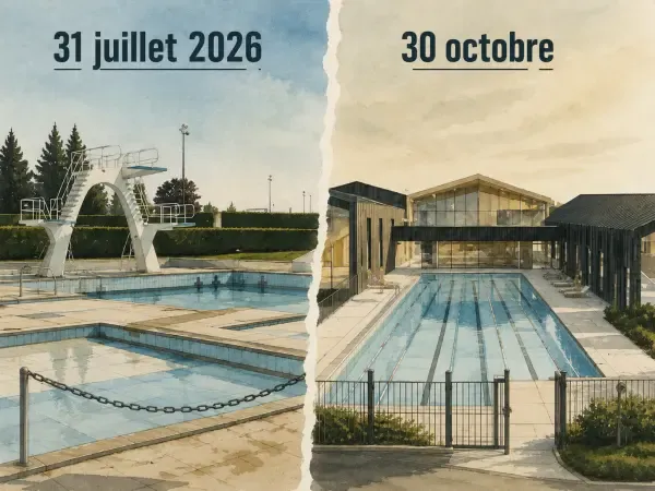 Illustration - Piscines de Bernay en transition