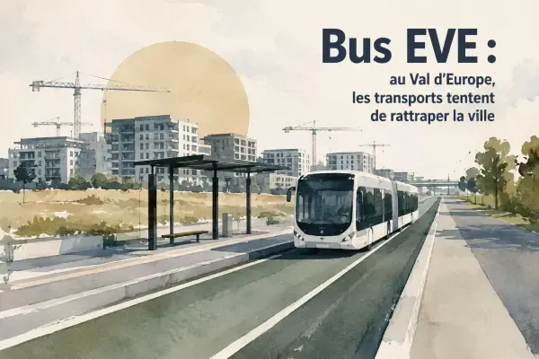 Illustration - Bus EVE au Val d'Europe