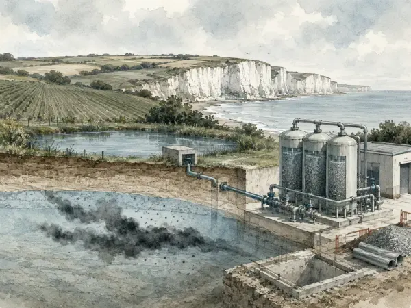 Illustration - captages d’eau de la Côte d’Albâtre