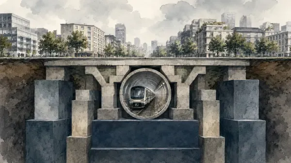 Illustration - chantier de la ligne 15 Ouest
