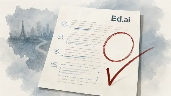 Illustration - Copies de lycée et intelligence artificielle