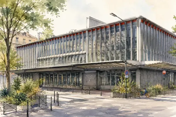 Illustration - Maison du Peuple à Clichy