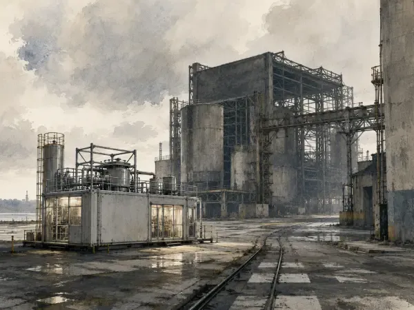 Illustration - Industrie des batteries à Sandouville