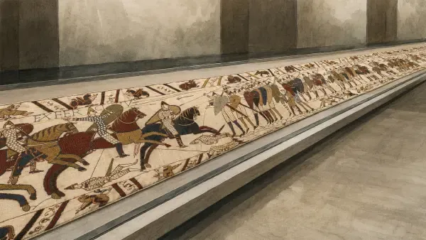 Illustration - La Tapisserie de Bayeux à Londres