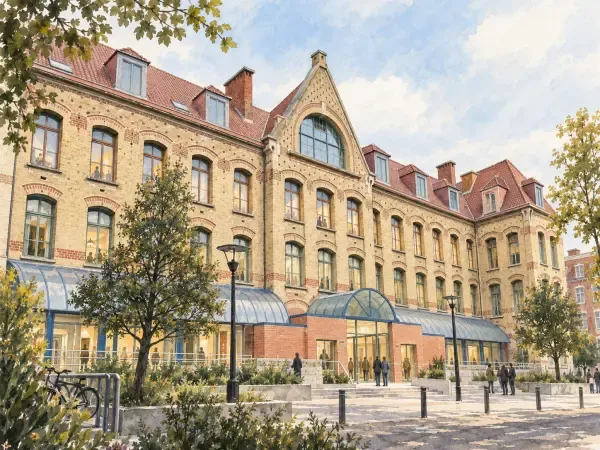 Illustration - ancien collège Lamartine à Dunkerque