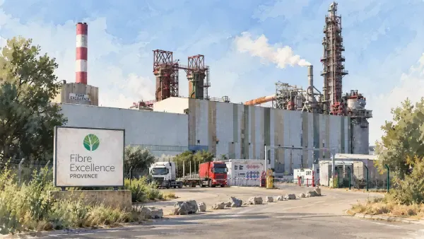 Illustration - site industriel de Fibre Excellence