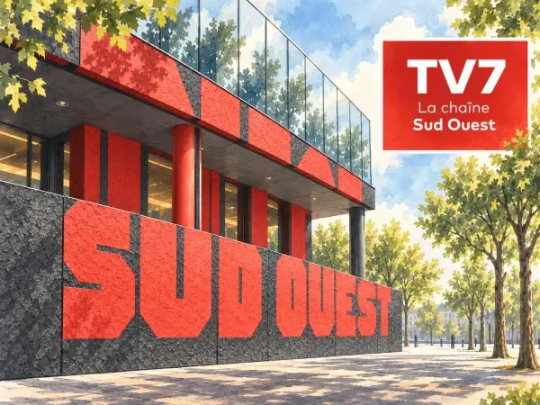Illustration - siège bordelais de Sud Ouest