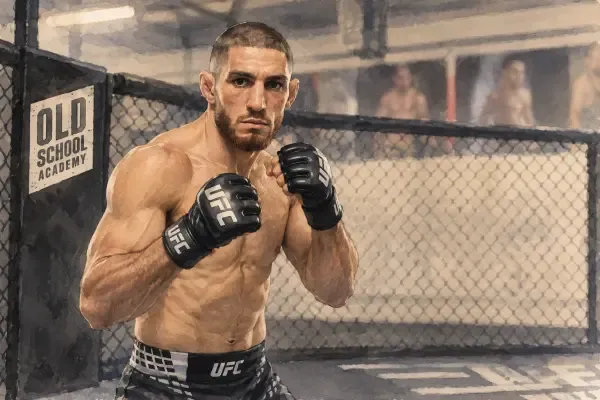 Illustration - Michael Aljarouj à l’UFC