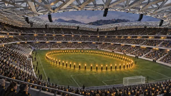 Illustration - 86 torches à l’Allianz Riviera
