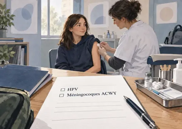 Illustration - Vaccination au collège en Île-de-France